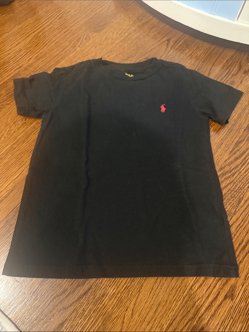 Polo by Ralph Lauren Black Short-Sleeve Tee with Red Pony